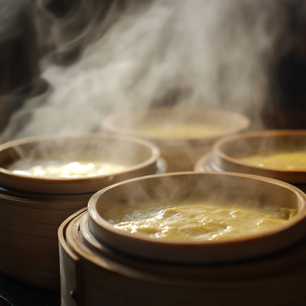 Amok Curry Recipe: How to Make Cambodia’s Iconic Fish Curry at Home 9 Steaming amok curry in ramekins