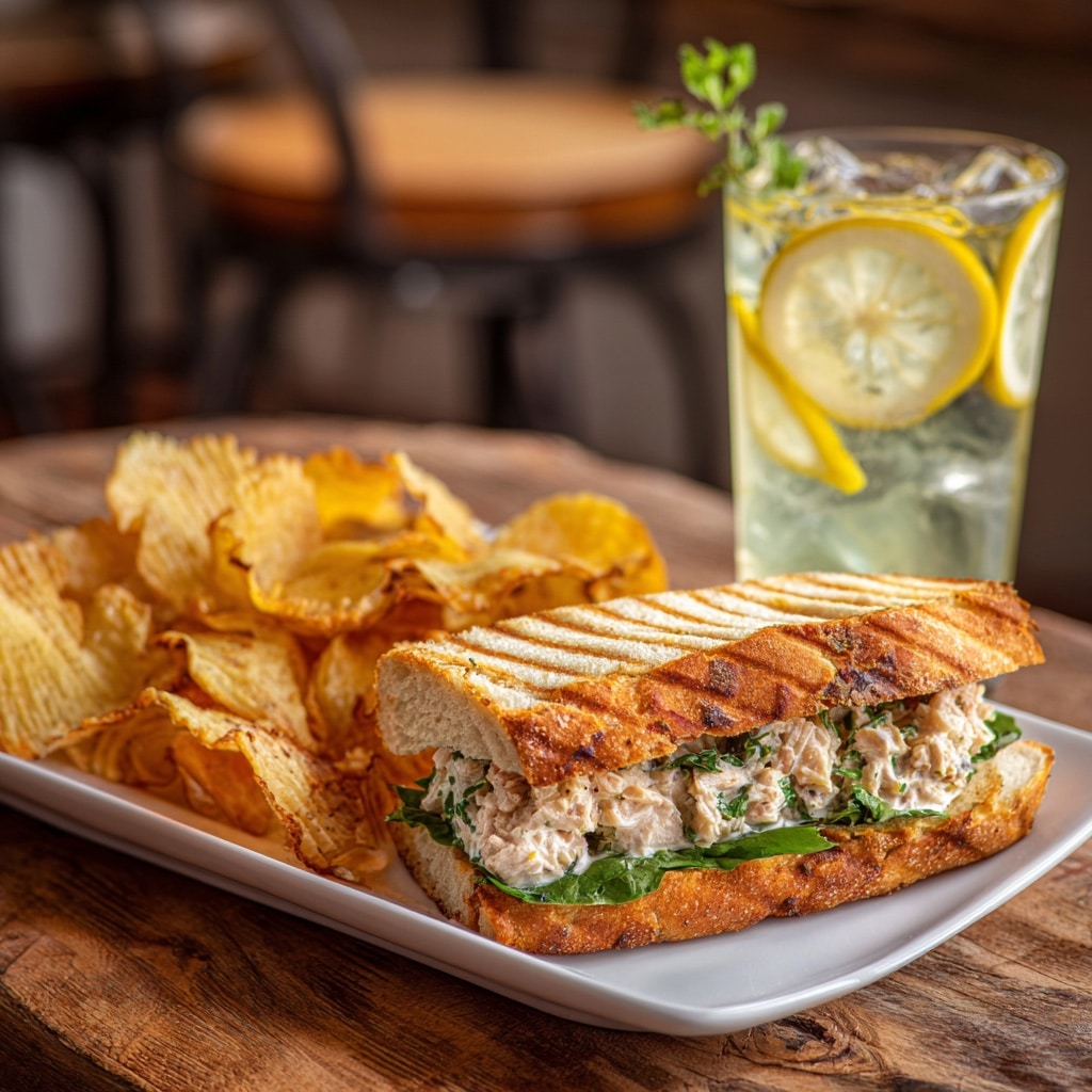 Buona Beef Tuna Genovese Copycat Recipe (Tastes Just Like the Real One) 11 Served Buona-style tuna Genovese sandwich with sides