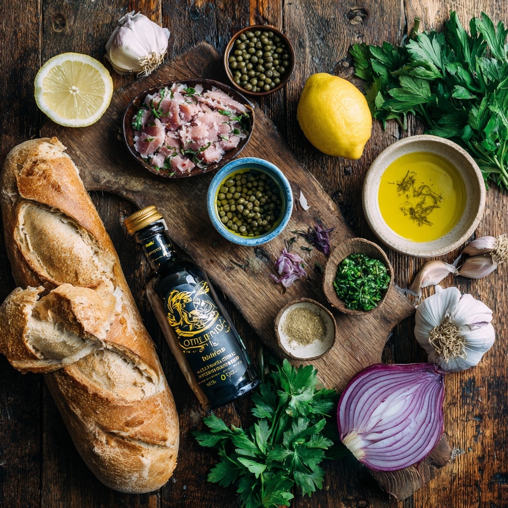 Buona Beef Tuna Genovese Copycat Recipe (Tastes Just Like the Real One) 8 Mediterranean ingredients for Tuna Genovese sandwich